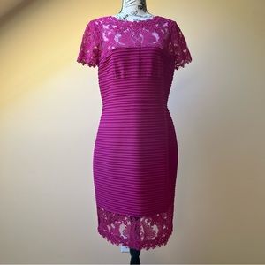 Tadashi Shoji Magenta Cocktail Dress